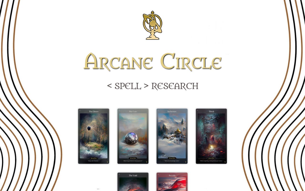 The Arcane Circle - Research